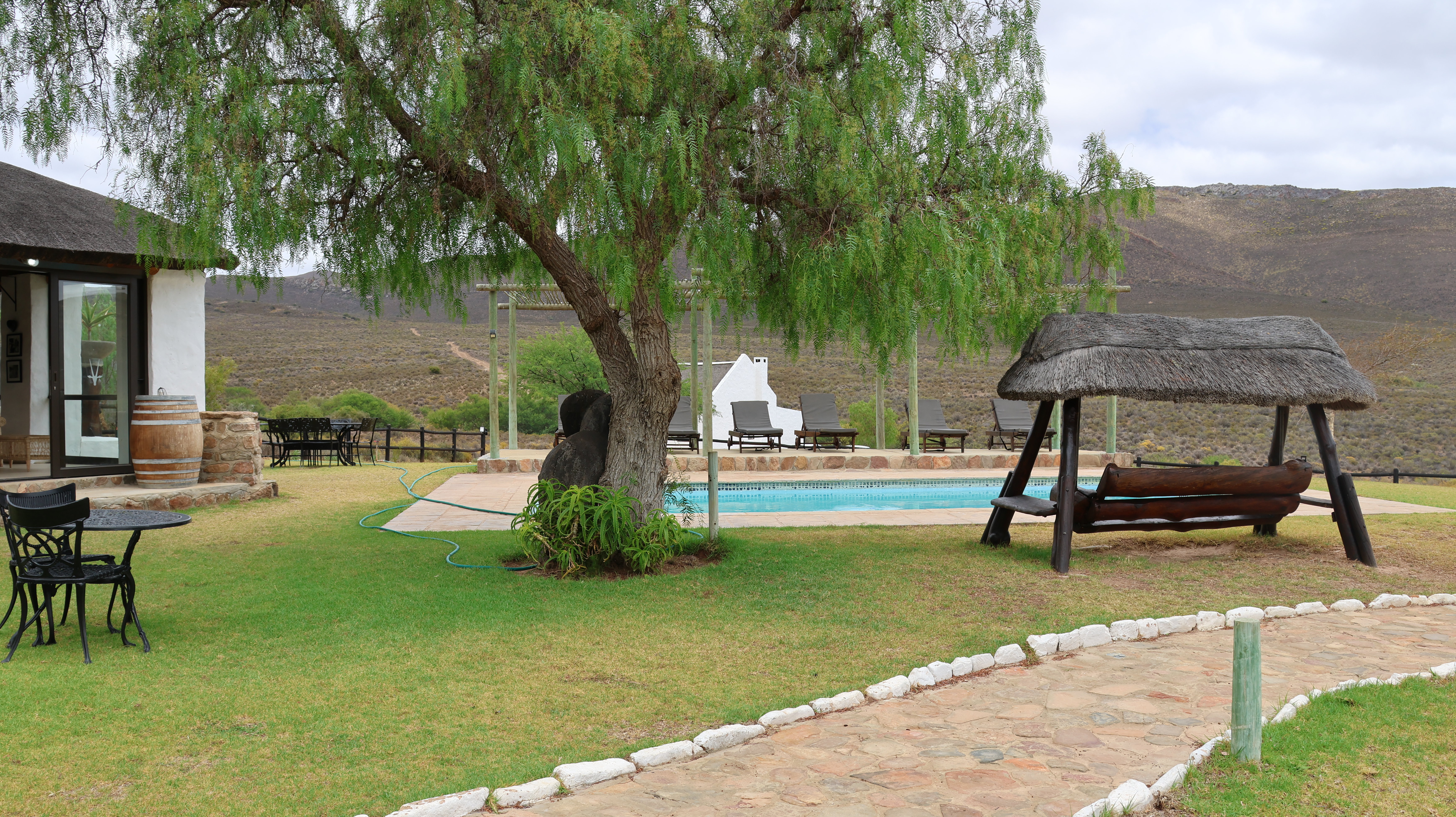 Lodge interior and guest spaces